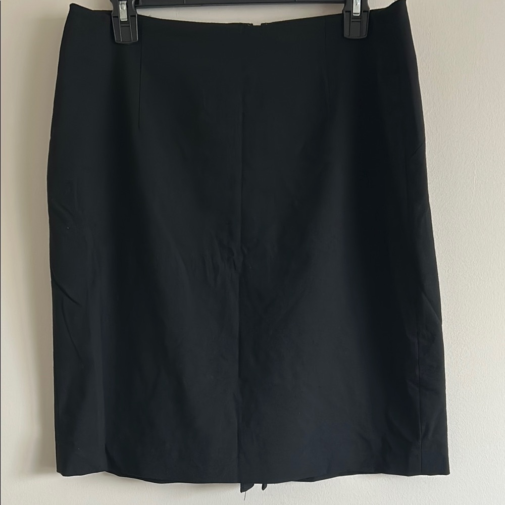 Y2k Banana Republic Career Business Office Knee Length Black Womens Skirt 10